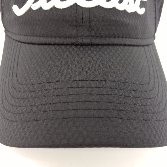TITLEIST Baseball Hat Adult Black Crest‎ International Logo Adjustable Polyester - Picture 7 of 9
